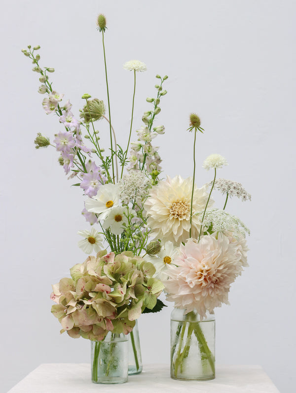 Trio of Bud Vases